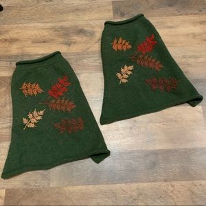 Autumn Embroidered Woolrich Dog Sweater